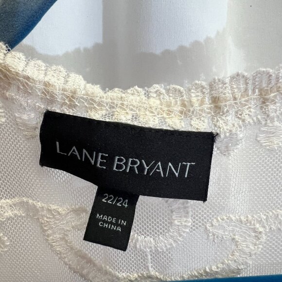 Lane Bryant Lace Flowing Beach Cover Up for Vacation Plus Size - Picture 3 of 10